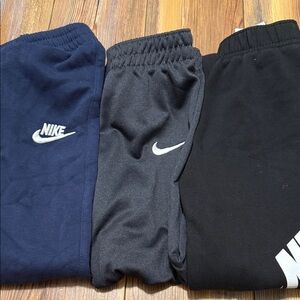 Nike Kids Joggers - Blue, Gray, and Black